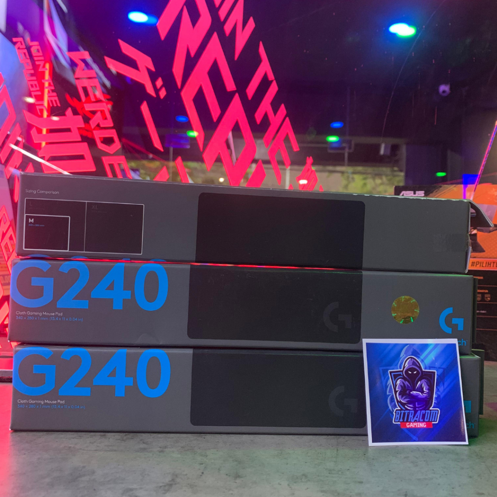 Logitech G240 Gaming Mousepad - แผ่นรองเมาส์สําหรับเล่นเกม