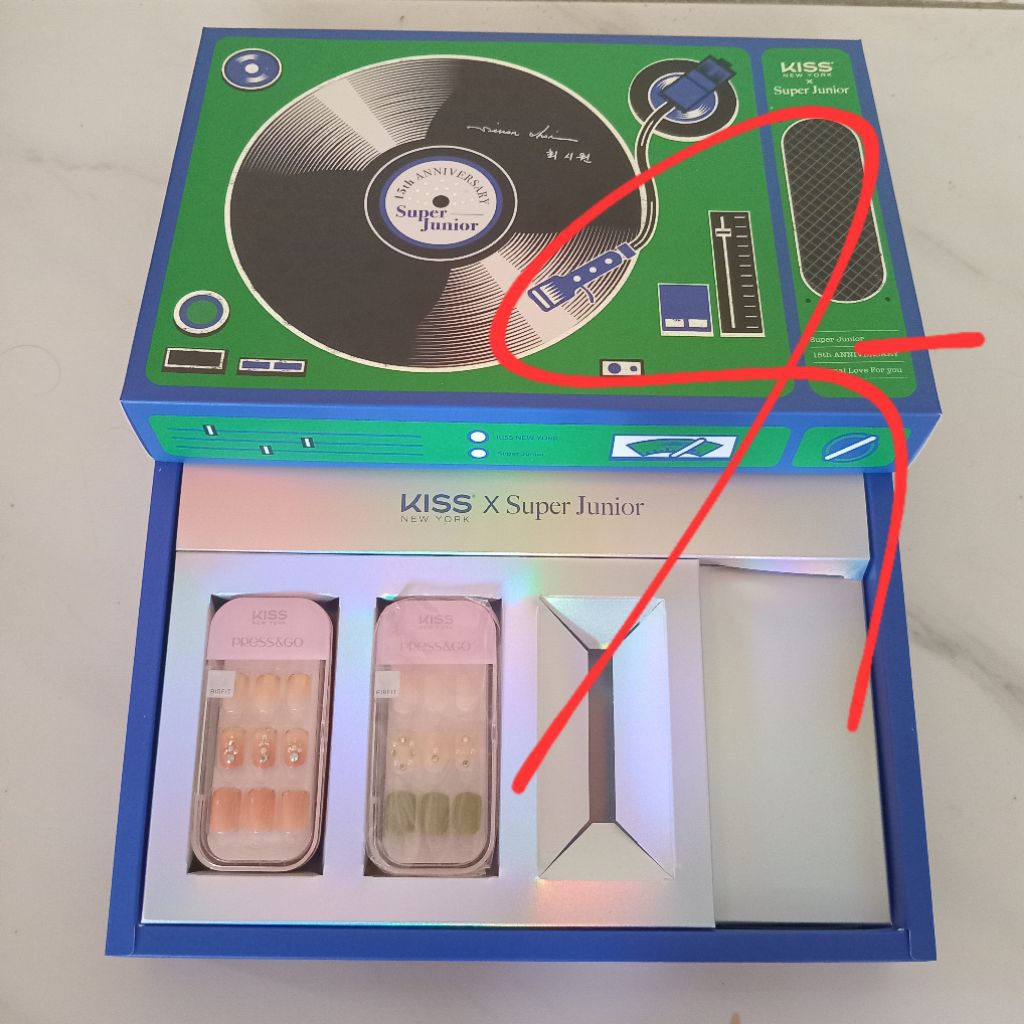 FAKE NAILS KISS NEW YORK - SIWON SUPER JUNIOR VER