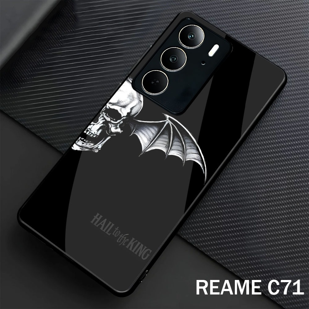 Softcase Glass Glossy สําหรับ Realme C73 C75 C71 ปลอก Hp Realme C73 C75 C71-Case Protector Hp Realme