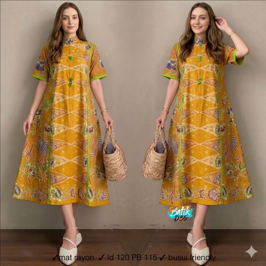 Jessa Aurora Daster LD 120cm PJ115 วัสดุเย็น เรียบ นุ่ม