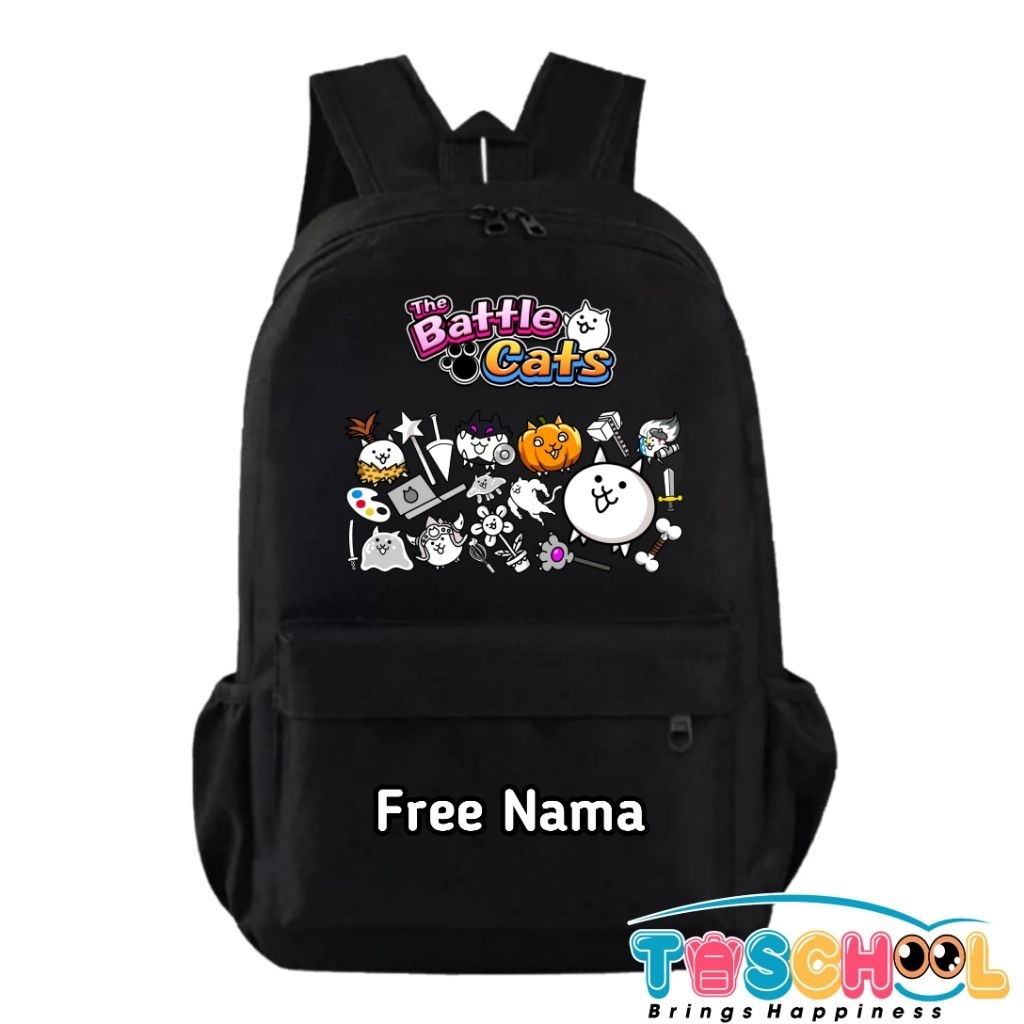 THE BATTLE CATS CHILDRENS BACKPACK ฟรีชื่อ