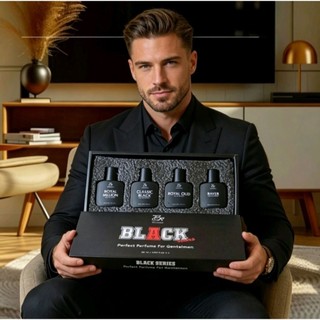 PROMO PARFUM BOYROSES BLACK SERIES ISI 4 VARIAN 30 ML Aroma wangi segar Tahan Lama parfum cowok parfum pria berkwalitas istimewa tahan lama