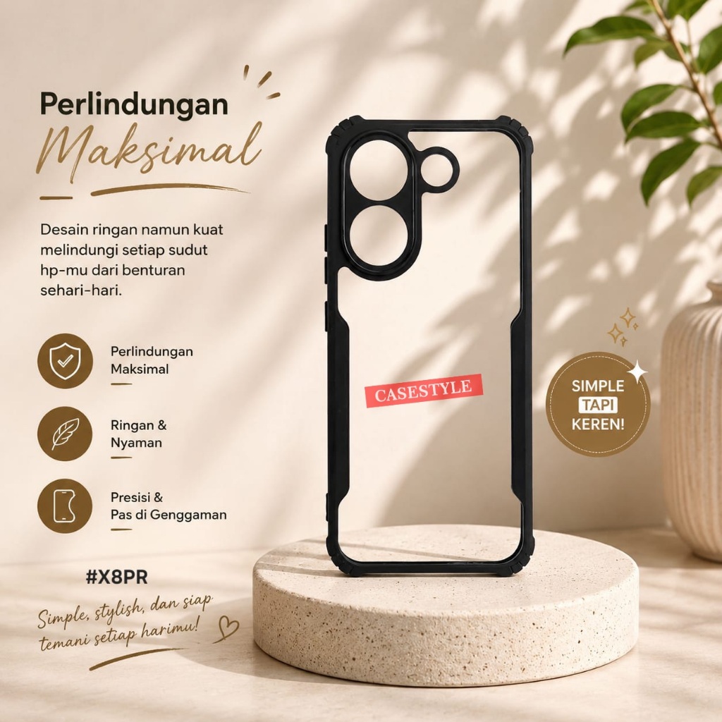 Poco X8 Pro Poco X8 Pro Max Poco X7 5G Case - Fusion Armor เคสกันกระแทก Poco X8 Pro Poco X8 Pro Max 