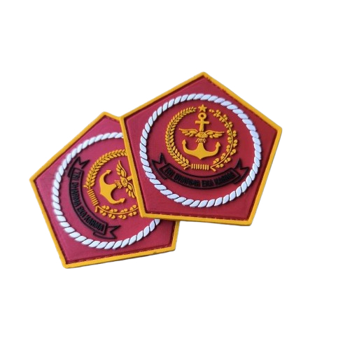 patch rubber logo mabes tni - tempelan emblem karet aksesoris