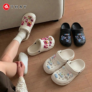 THAY Sandal Wanita Baim Sandal Fuji Wanita/Pria Clog Cewek Casual Fashion Korea Kekinian Selop