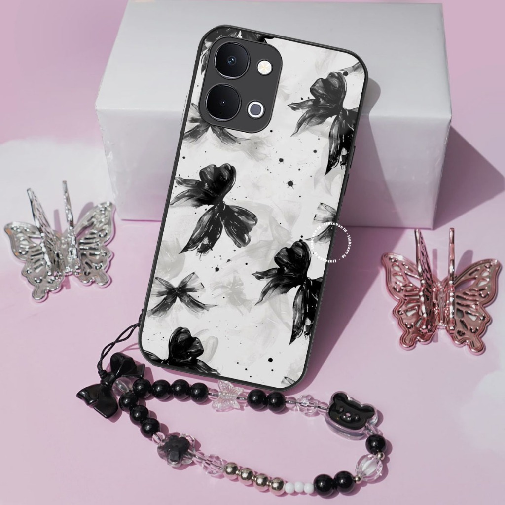 GANTUNGAN HP Softcase Glass + สายคล้องสําหรับVivo Y31d Y500i Y31d Proล่าสุดเคสโทรศัพท์ป้องกันกล้องป้