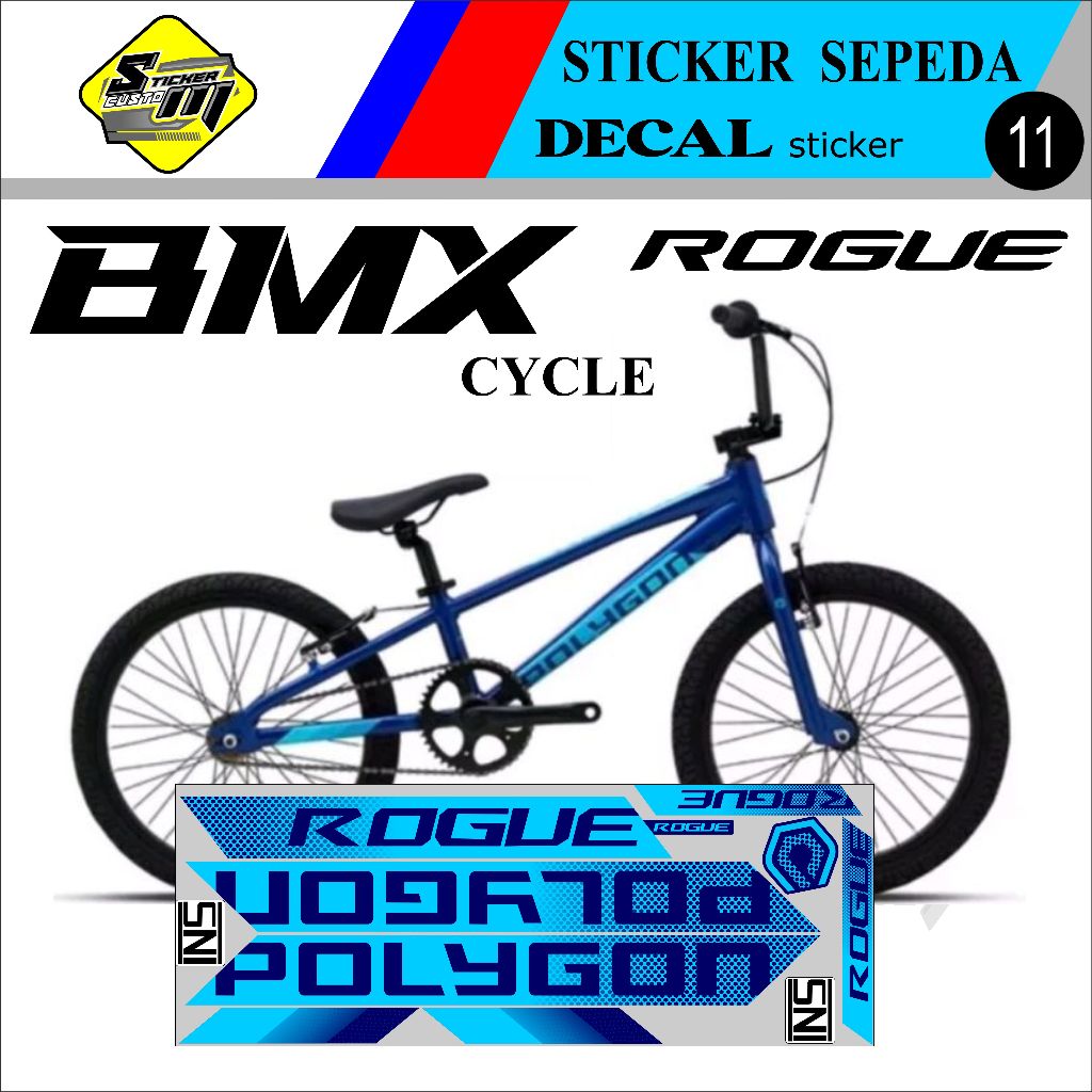 POLYGON ROGUE BIKE STICKER BMX BIKE ACCESSORIES