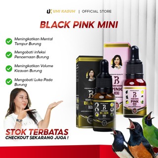 [KHUSUS LIVE] Vitamin Burung Black Pink MINI Umi Kasum untuk Imunitas dan Penggacor Semua Jenis Burung Original