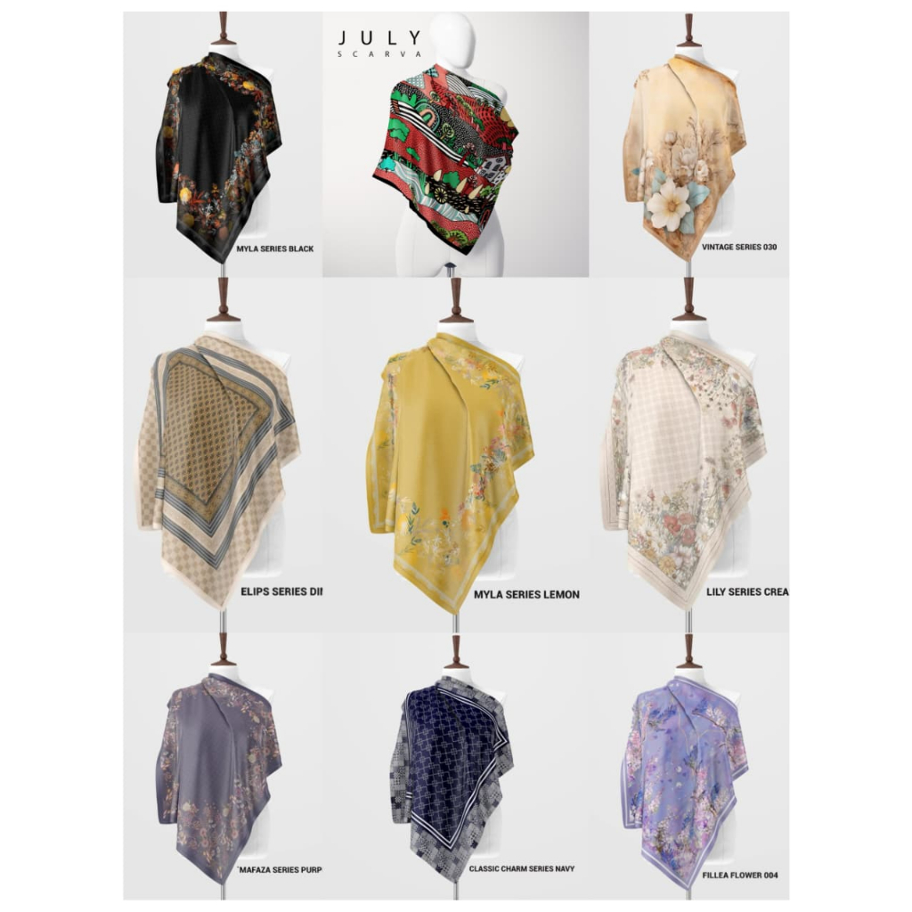 WAREHOUSE II PREMIUM VOAL SQUARE I HIJAB VOAL SQUARE HIJAB รหัส 01=1002