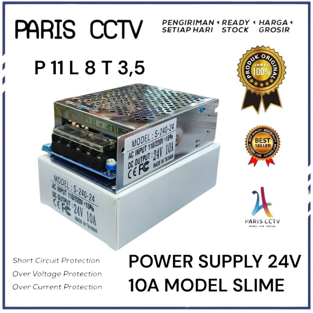 POWER SUPPLY Slim / Mini 24V/10A SWITCHING Switching Power Supply 24V 10A / PSU 24V