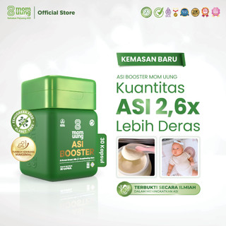 Mom Uung ASI Booster 30 Kapsul - ASI 2,6x Lebih Deras dan Berkualitas - Pelancar ASI