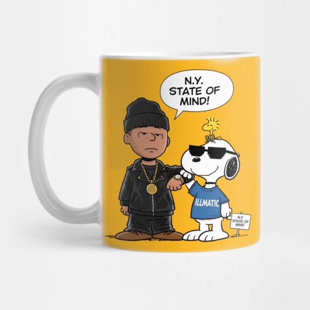 Lil Naz x Snoopy NY State Of Mind - Lil Naz X Snoopy Ny State Of Mind Tea Mug