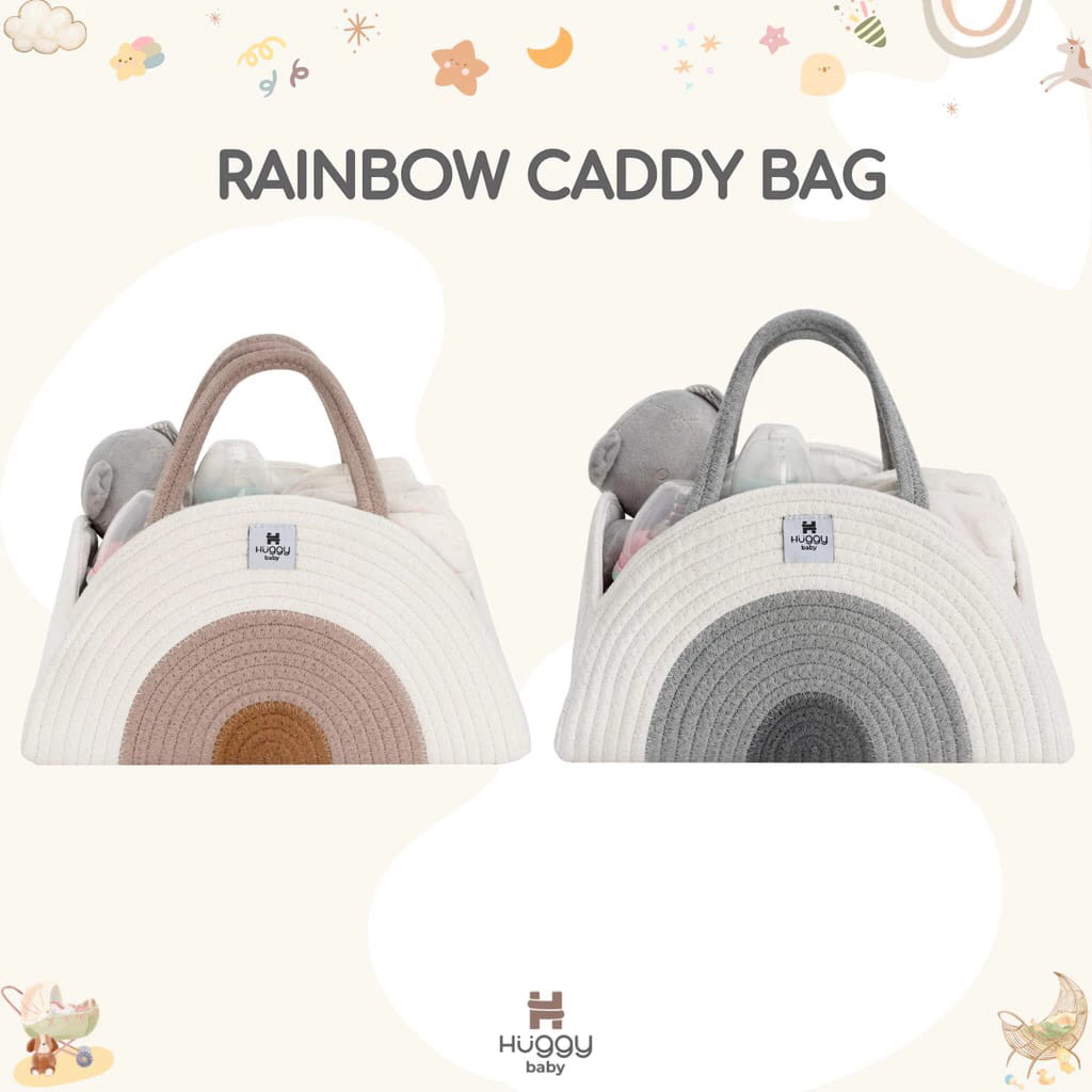 Huggy Baby BAG01R Rainbow Caddy Bag - กระเป๋าผ้าอ้อม - กระเป๋าอเนกประสงค์