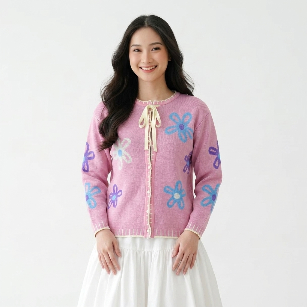 Tokomilkan - Ginka Outer Knit - ถักมีสไตล์ อุ่น สบาย