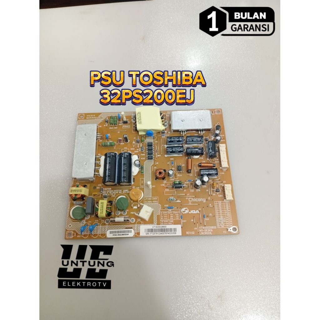 TOSHIBA 32PS200EJ LED TV PSU POWER SUPPLY TOSHIBA 32PS200EJ LED TV REGULATOR