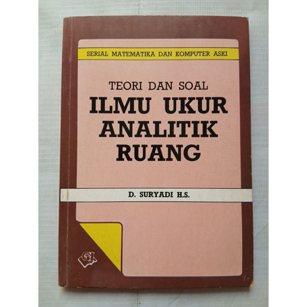 ASKI หนังสือบรรยายคณิตศาสตร์และคอมพิวเตอร์ซีรีส์ THEORY และ QUESTIONS สําหรับ SPACE ANALYTICAL MEASU