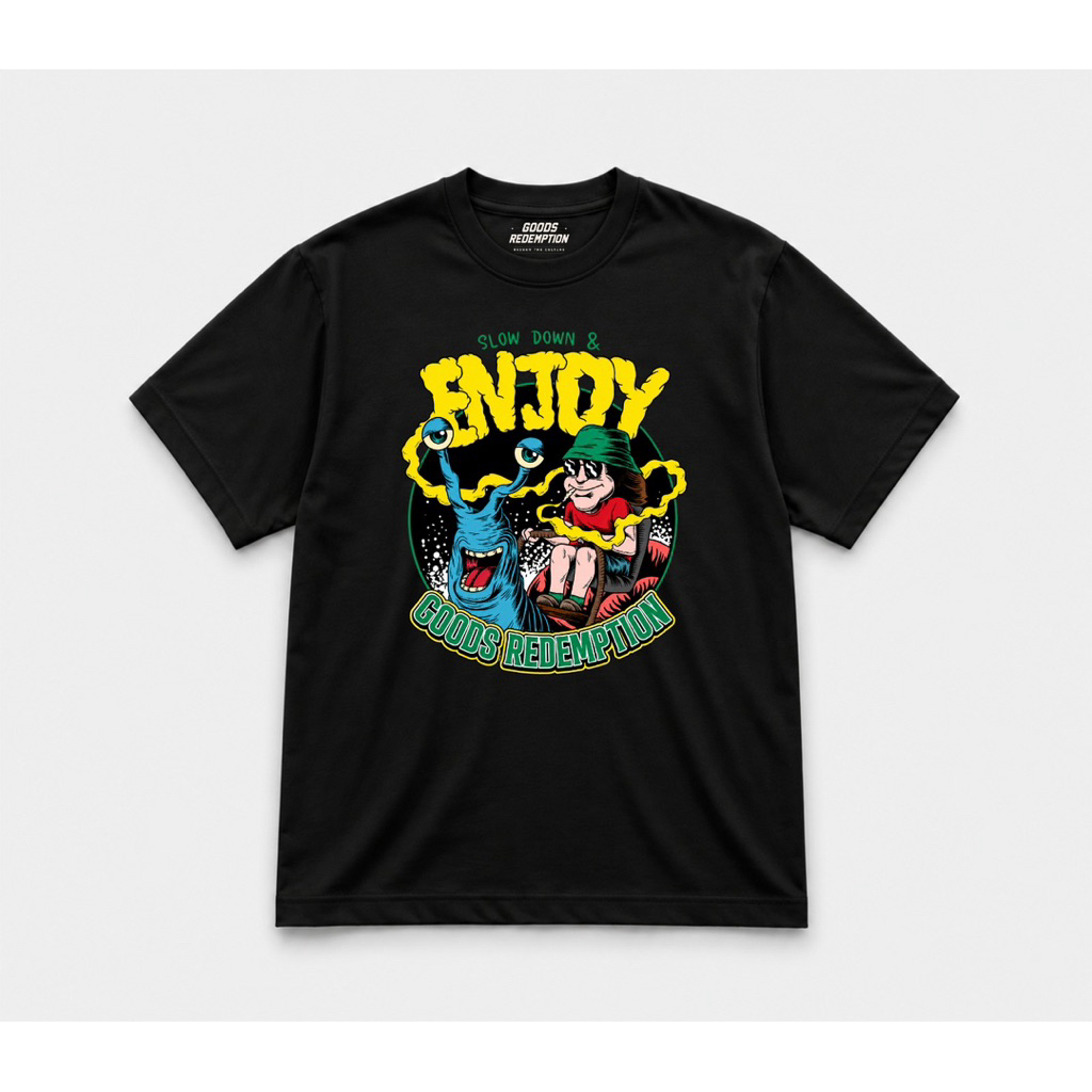 เสื้อยืด | เสื้อยืด Goods Redemption Enjoy Snail 0726 001