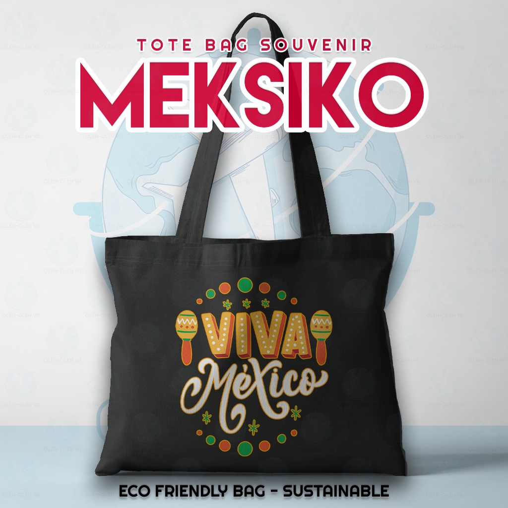 ของที่ระลึก ของที่ระลึก Tote Bag Mexican Overseas - ของที่ระลึก Tote Bag Mexican Viva La Culture Tou