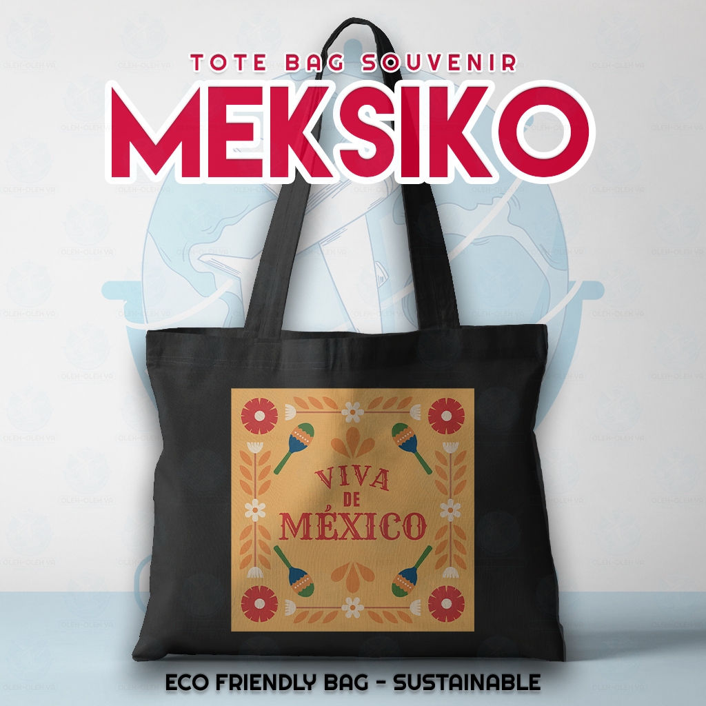 ของที่ระลึก ของที่ระลึก Tote Bag Mexican Overseas - ของที่ระลึก Tote Bag Mexican Art City Culture To