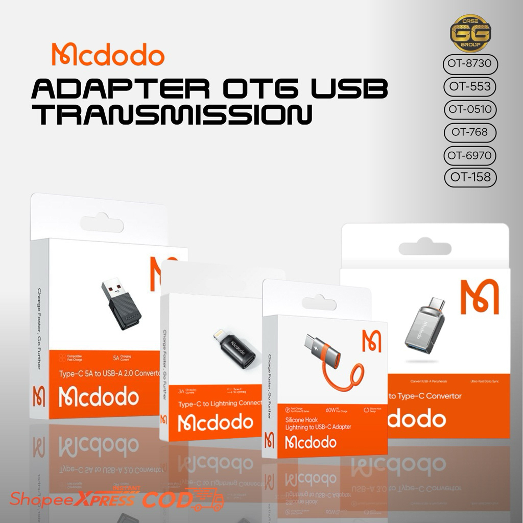 OTG MCDODO IPHONE OT-8600 /TYPE-C OT-8730/ OT-0510 USB TRANSMATION