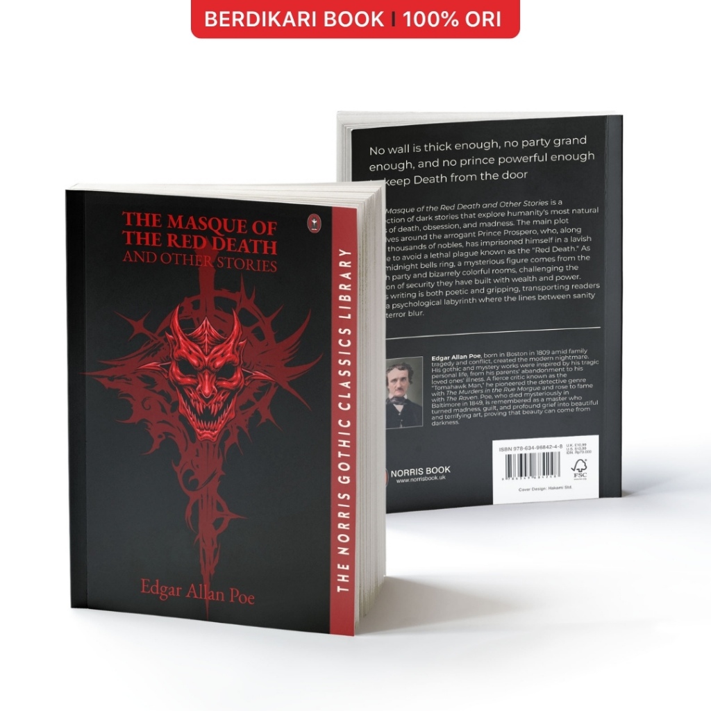 สวมหน้ากากแห่งความตายสีแดงและเรื่องราวอื่นๆ (เวอร์ชันภาษาอังกฤษ) Edgar Allan Poe Gothic Classics - ห