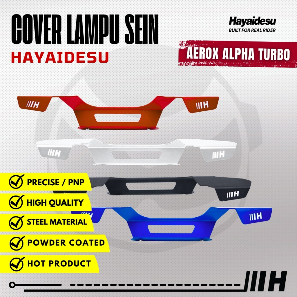 ฮายาเดซู ฝาครอบป้องกันไฟเลี้ยวด้านหลัง AEROX ALPHA Turbo/Standard/Cybercity