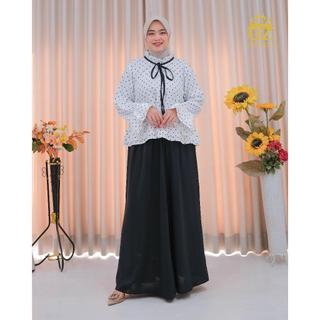 Gwenza - Zaina Setelan Rok Motif - Muslim Wanita