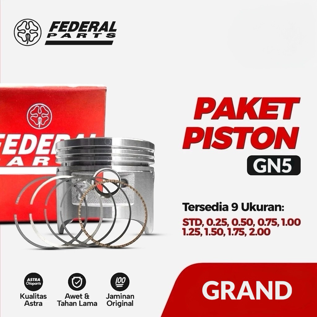 PISTON KIT SUPRA GRAND GN5 STD-10000 FEDERAL