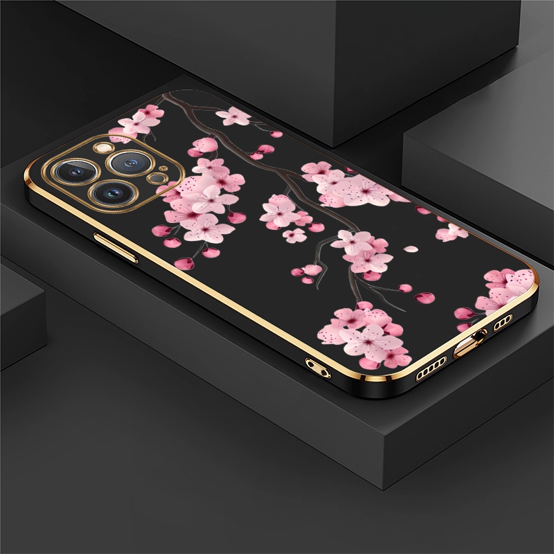 ดอกไม้สําหรับ OPPO A2 A3 Pro F19 Pro K12X A98 A94 A80 A79 Reno 5F 7 11F 5 Lite Soft Layer TPU