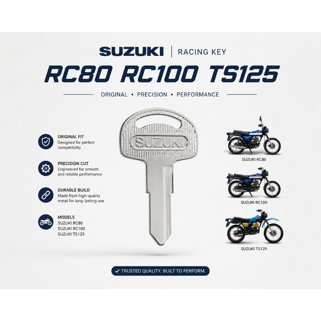 กุญแจ Suzuki RC Suzuki RC80 RC100 TS125