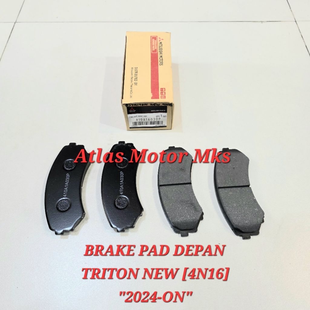 [1SET][TRITON NEW [4N16] BXA] BRAKE PAD FRONT DISC PAD MITSUBISHI TRITON NEW 4N16 "2024-ON" - MITSUB