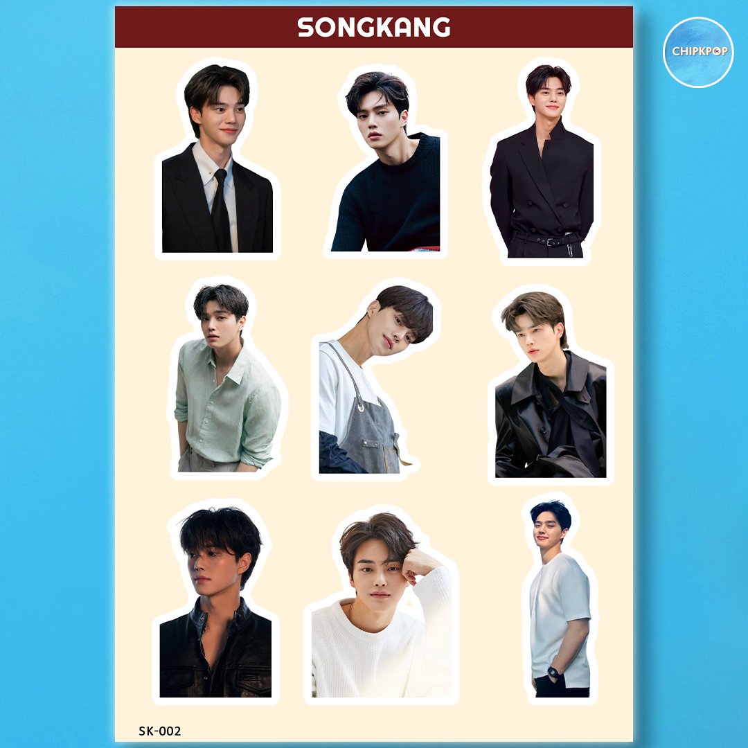 สติ๊กเกอร์ SONGKANG I SONGKANG I ACTOR KDRAMA I สติ๊กเกอร์ KPOP I สติ๊กเกอร์ ACTOR KDRAMA I I PHOTOC