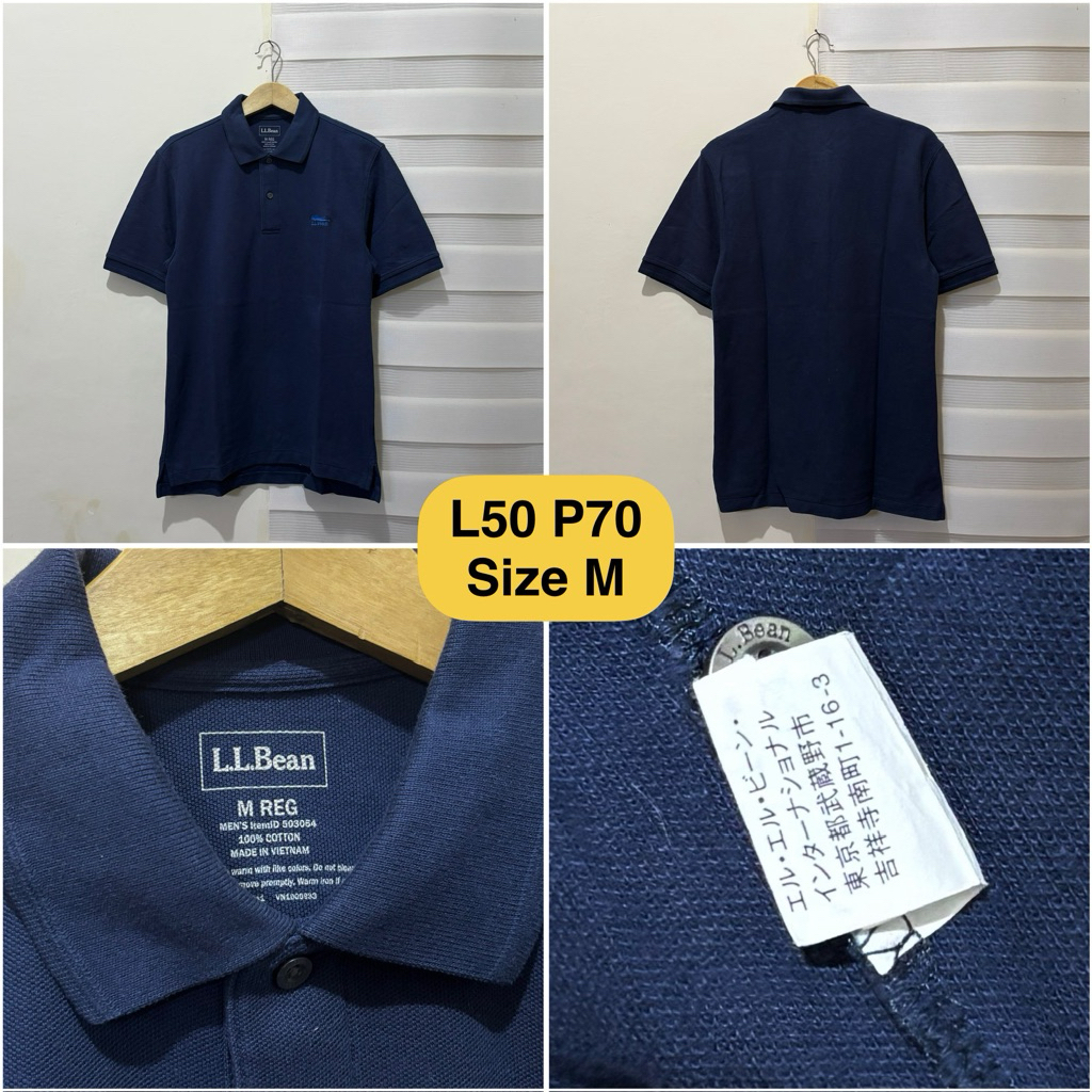 เสื้อโปโล LLBean Navy Original