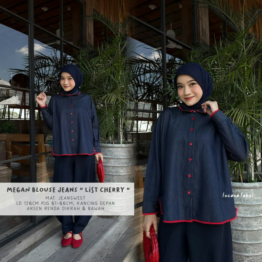 MEGAN BLOUSE JEANS LOCANA BY DLINK STORE