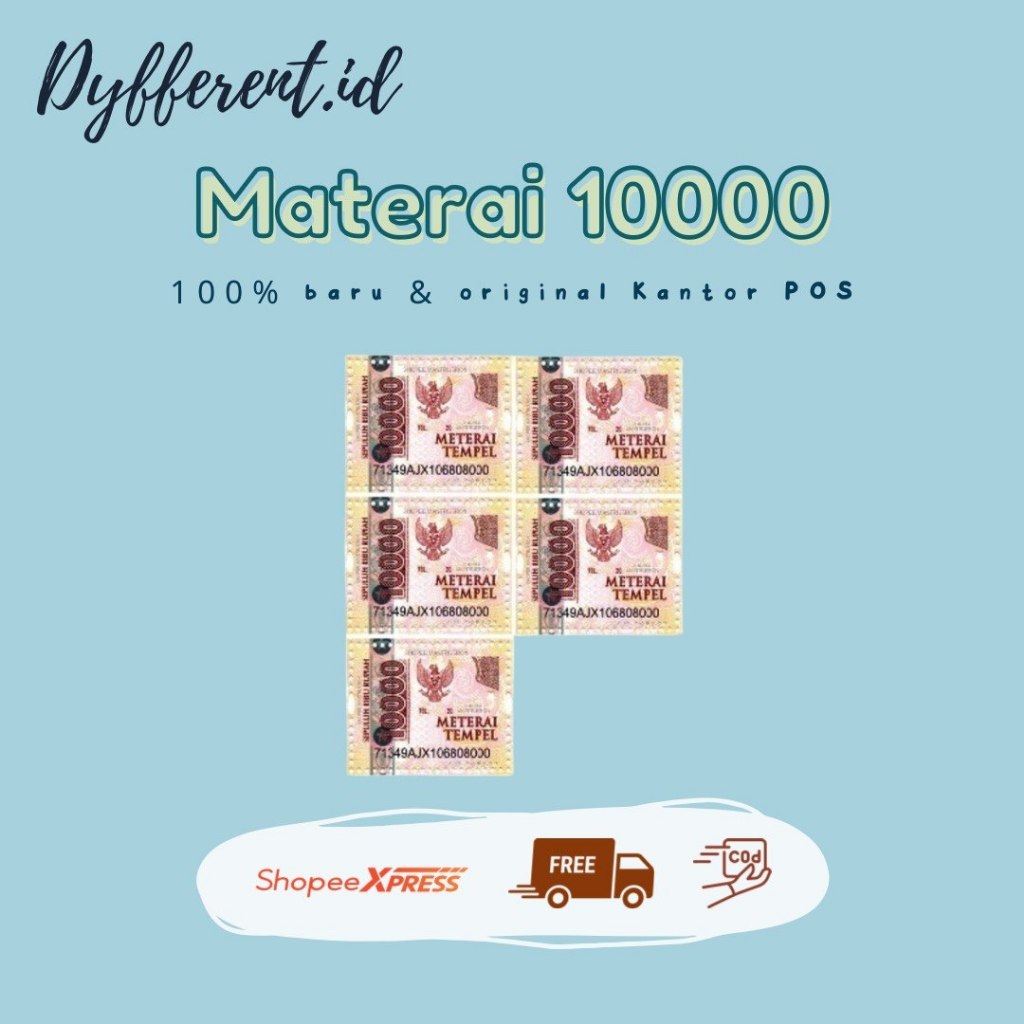 แสตมป์ต้นฉบับ 10000 (1 ชิ้น/ชิ้น) 100% ORIGINAL POST OFFICE