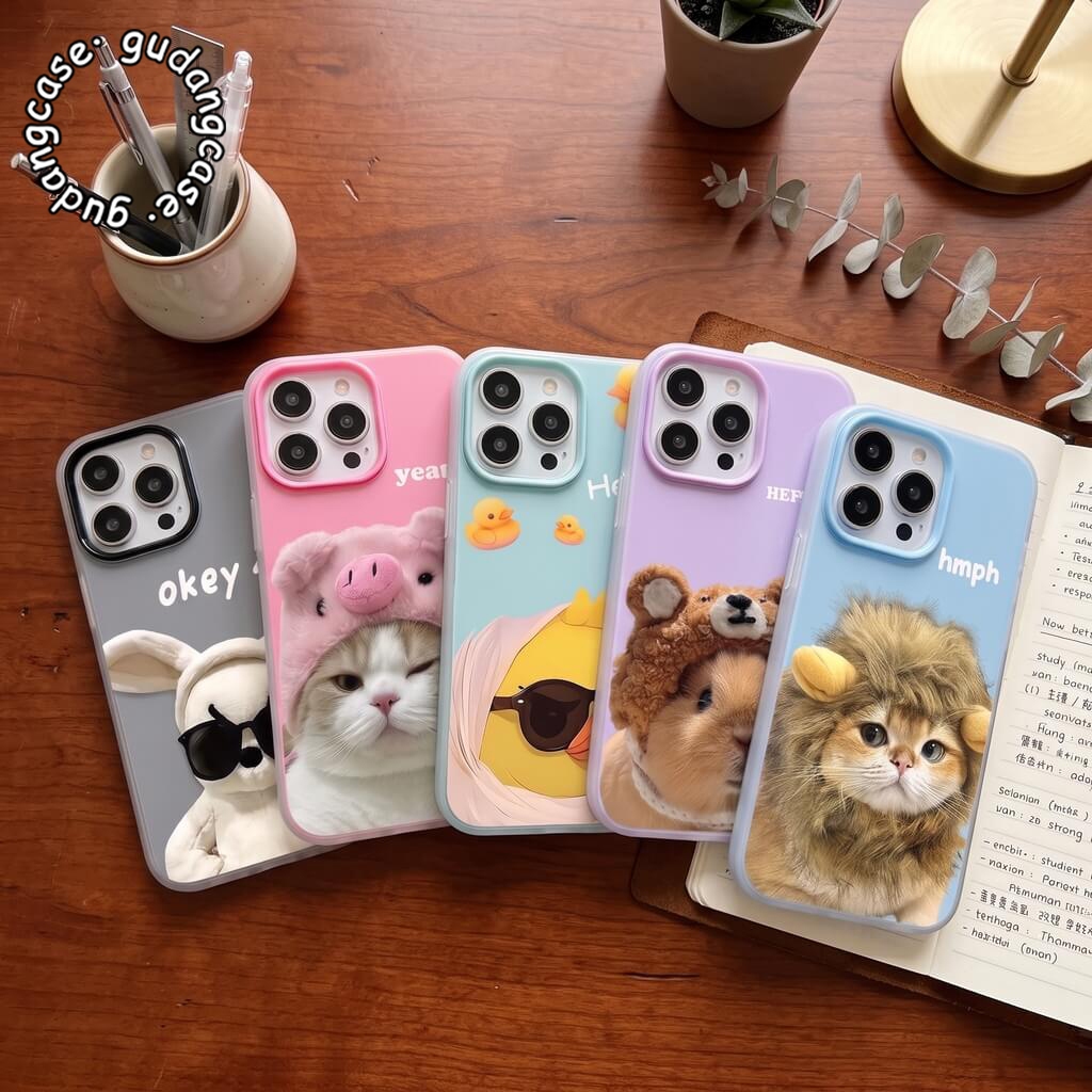 JELLY 2 IN 1 กรณีน่ารัก ANIMALS VIBES สําหรับ XIAOMI REDMI POCO C55 C65 C71 C75 C85 M3 M5S M6 M8 X3 