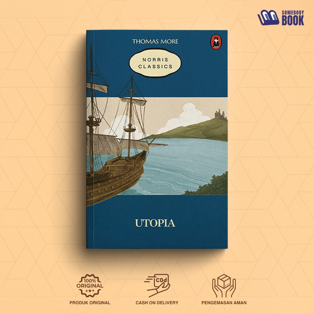 เวอร์ชันภาษาอังกฤษ - Utopia โดย Thomas More (หนังสือ NORRIS)