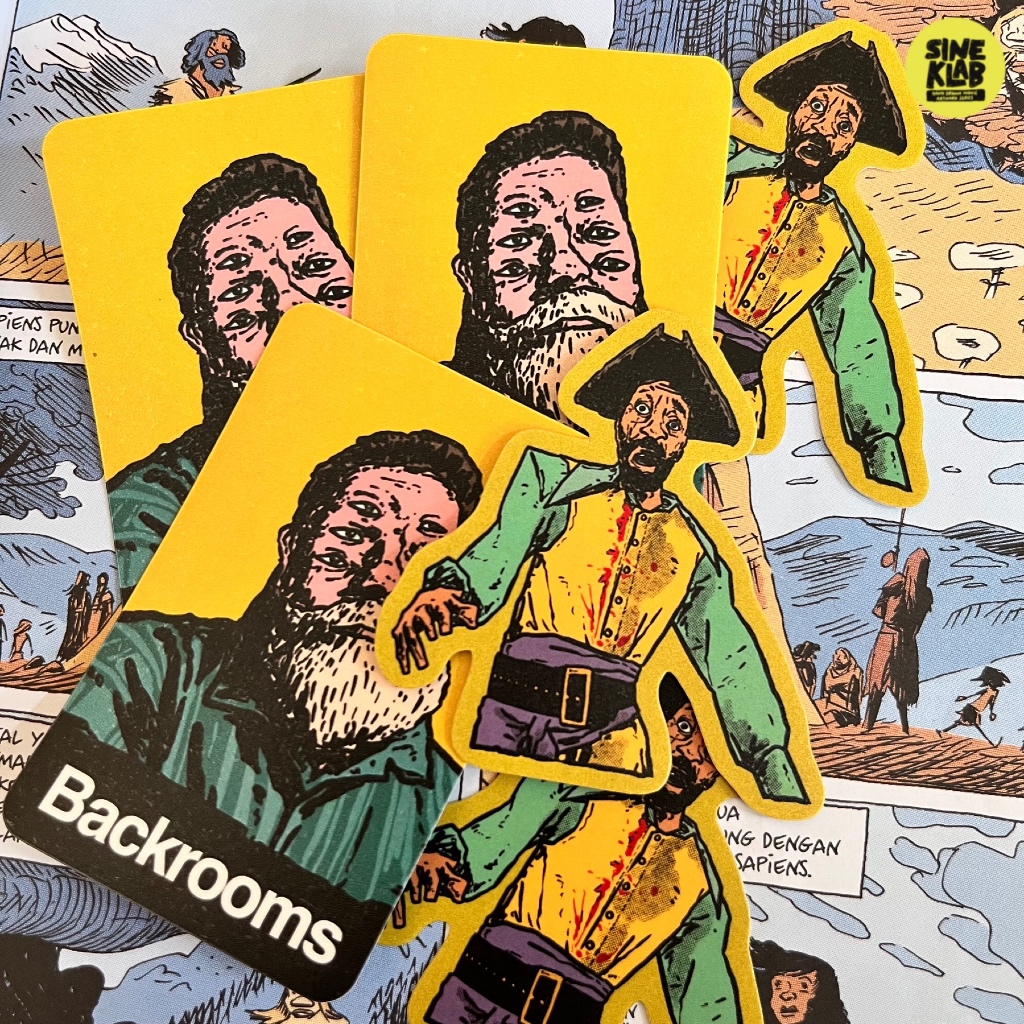 Sineklab - BACKROOMS Sticker - Film / Movie / Cinema / Series Sticker Edition