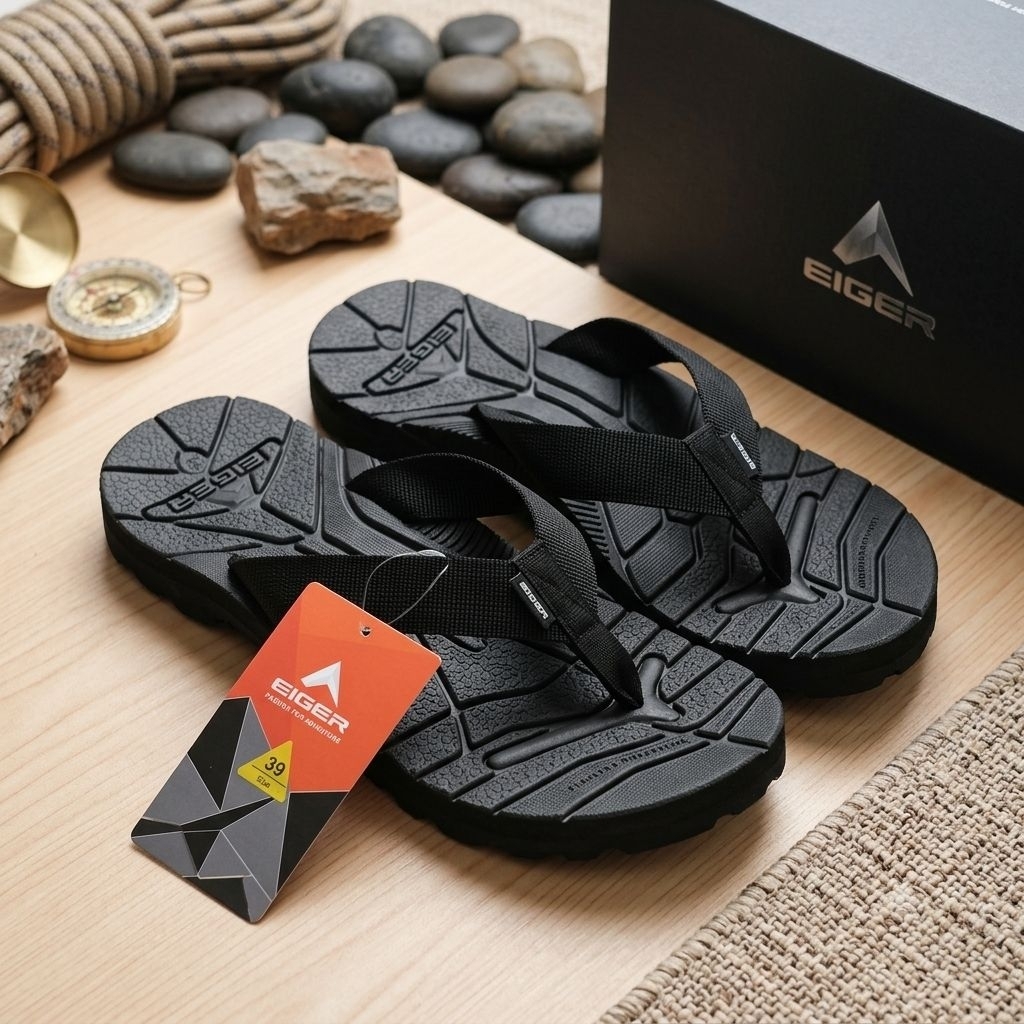 EIGER1989 ORIGINAL - EIGER1989 OUTDOOR HIKING TROPICAL ADVENTURE FLIP-FLOPS สําหรับผู้ชายและผู้หญิงค