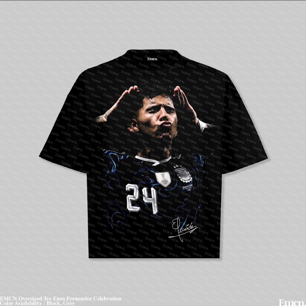 EMCN เสื้อยืดโอเวอร์ไซส์ Enzo Fernandez