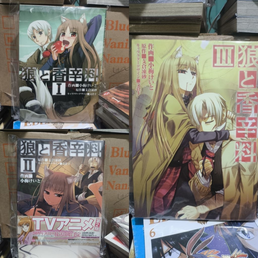 การ์ตูนมังงะนําเข้า Spice & Wolf 1,2,3 / การ์ตูนมังงะนําเข้า Spice & Wolf vol 1, 2, 3