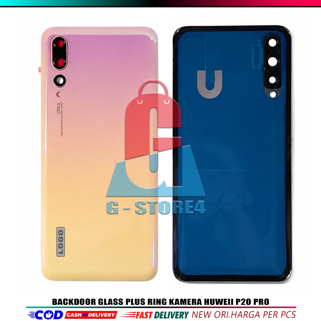กระจกประตูหลัง แหวนกล้อง P20 pro เคสหลัง Huawei P20 Pro ฝาครอบด้านหลัง