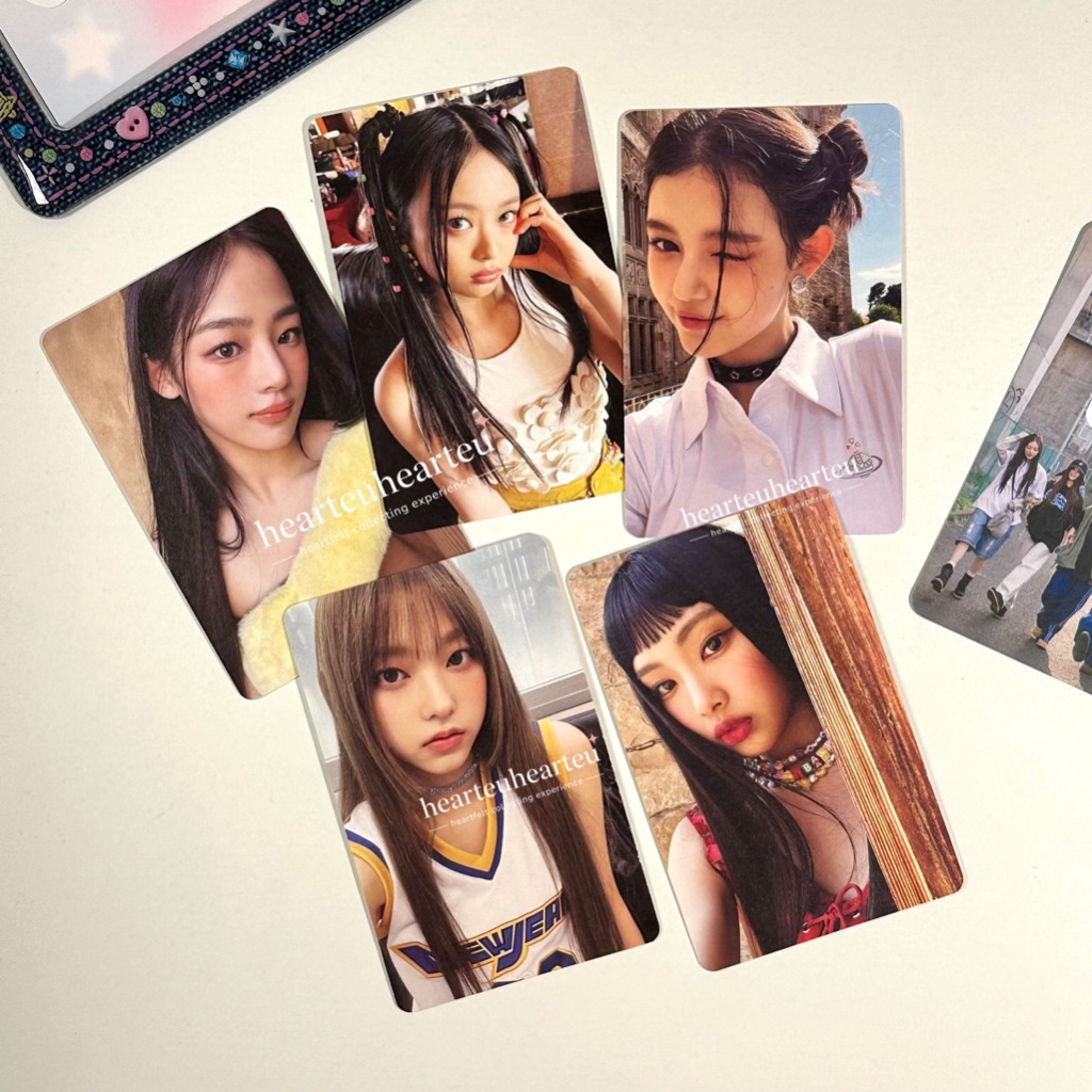 Hearteuhearteu NEWJEANS / NJZ / MHDHH บัตรรูปถ่ายอย่างเป็นทางการจาก Limited Edition Bag Debut อัลบั้