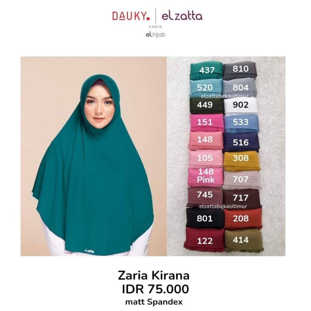 Elzatta bergo zaria KIRANA ต้นฉบับ