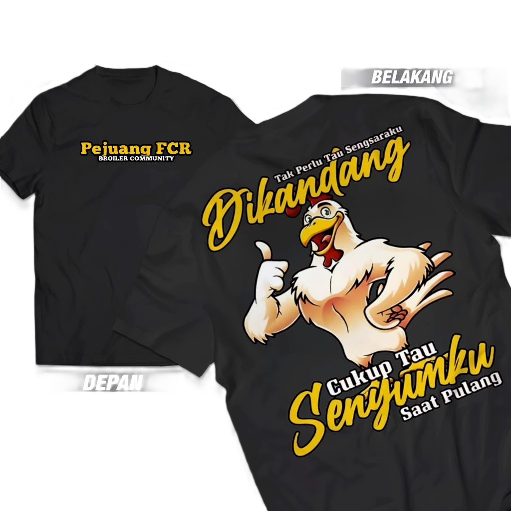 เสื้อยืด PEJUANG FCR, เสื้อยืด PEJUANG FCR Distro สําหรับผู้ชายและผู้หญิง