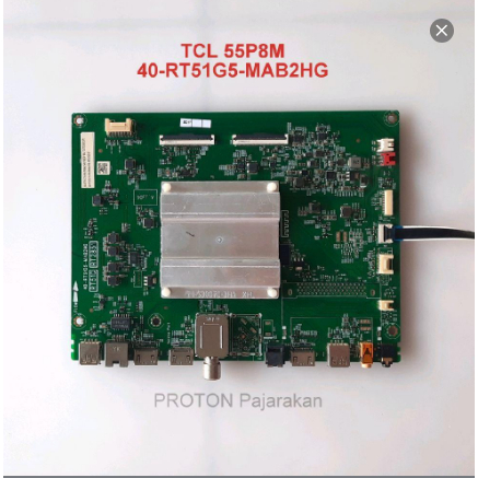 MESIN TCL 55P8M LED TV เมนบอร์ด 40-RT51G5-MAB2HG RT51G RT2851 PCB Mobo LCD 55C715 50P715 55AC712 55E