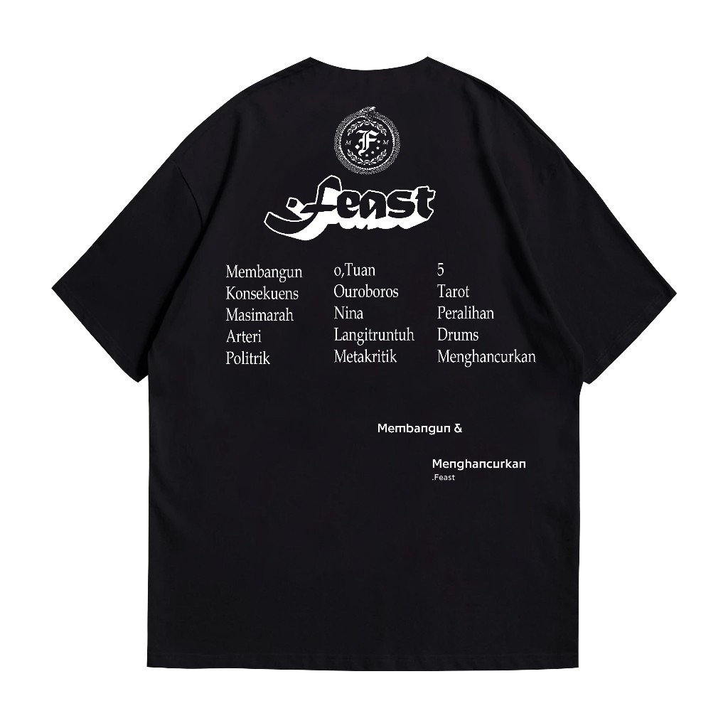Feast T-Shirt Building & Crushing - Feast Music Album หลายคนเล่น