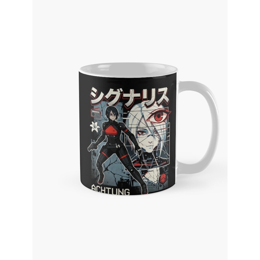 REPLIKA Elster Ariane Signalis Replica and Human Partner Fan Art แก้วกาแฟ