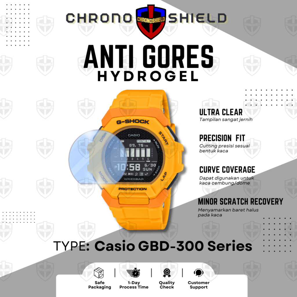 ไฮโดรเจลป้องกันรอยขีดข่วน G-Shock GBD300 Gshock GBD 300