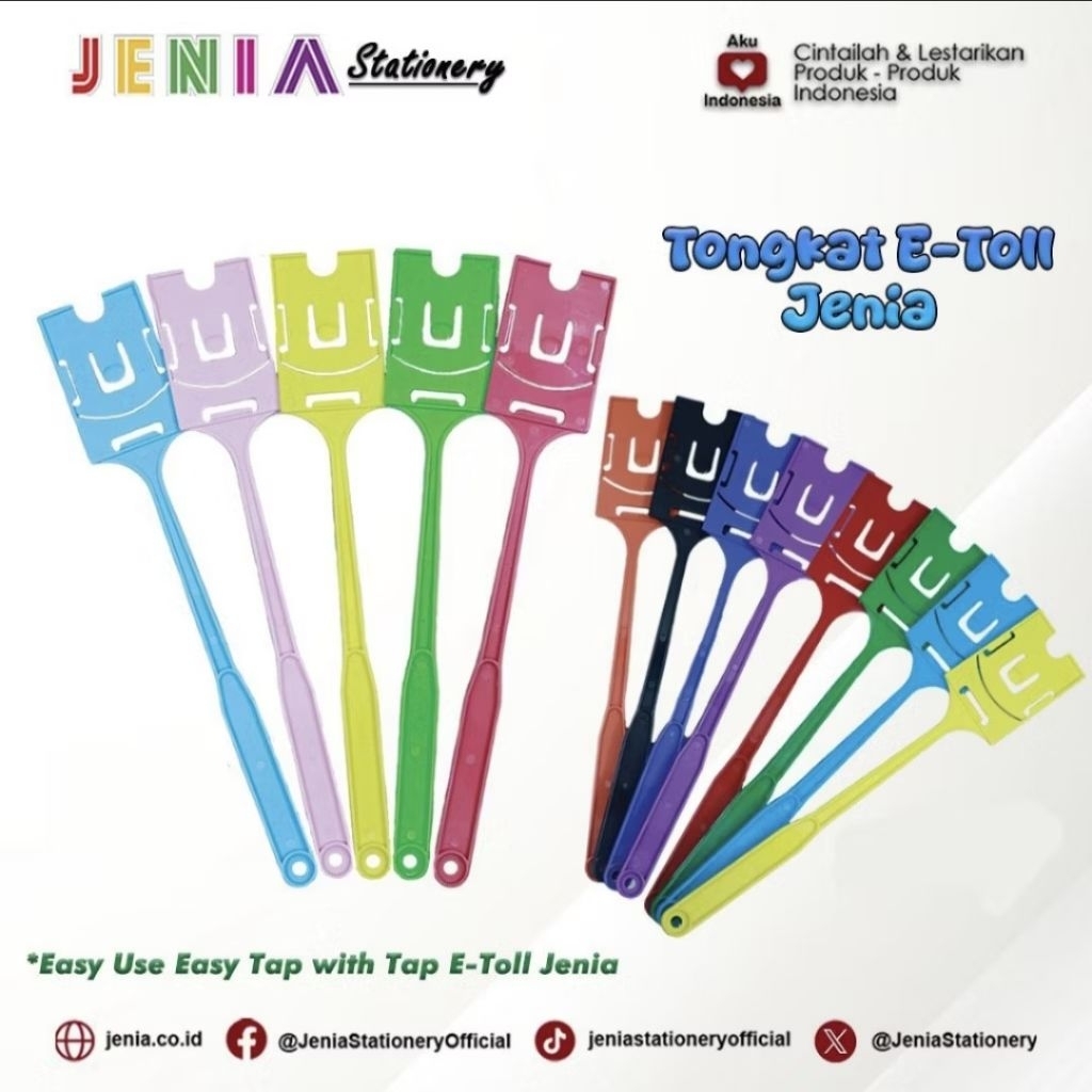 Jenia E-Toll Stick (1 ชิ้น) / E-Toll Stick (Tongtoll Tongcard Etoll Emoney)